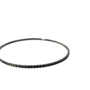 Black Diamond Bangle Bracelet