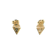 Diamond Geometric Studs