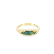 Malachite Signet Ring