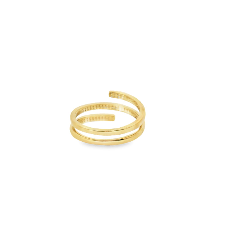 Diamond Pave Wrap Ring