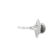 Platinum Star Ruby and Diamond Ballerina Ring