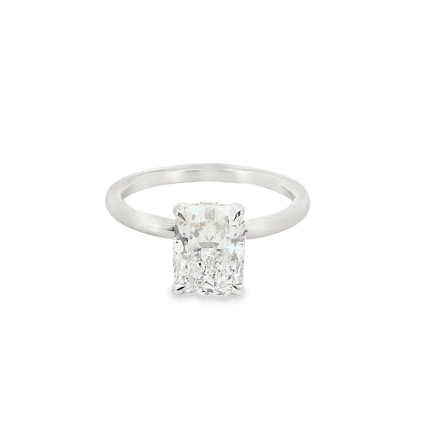 2 Carat Elongated Cushion Engagement Ring