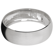 14K White Gold + Satin Finish