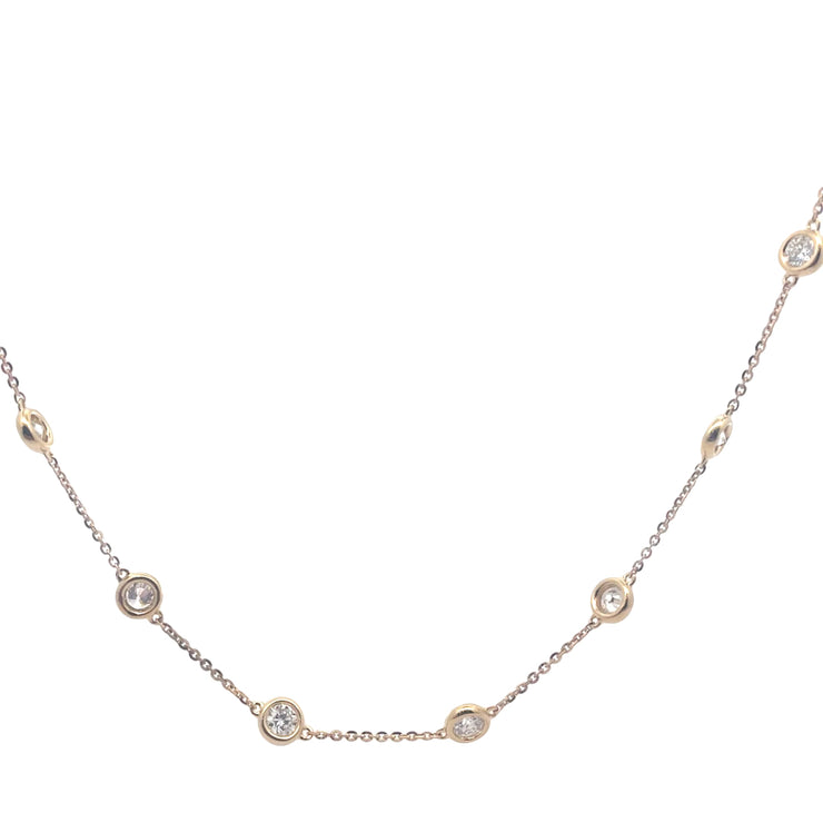 Lab Grown Diamond Strand Necklace