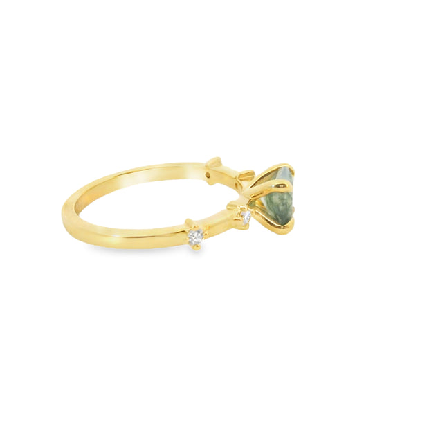 Moss Agate Ring
