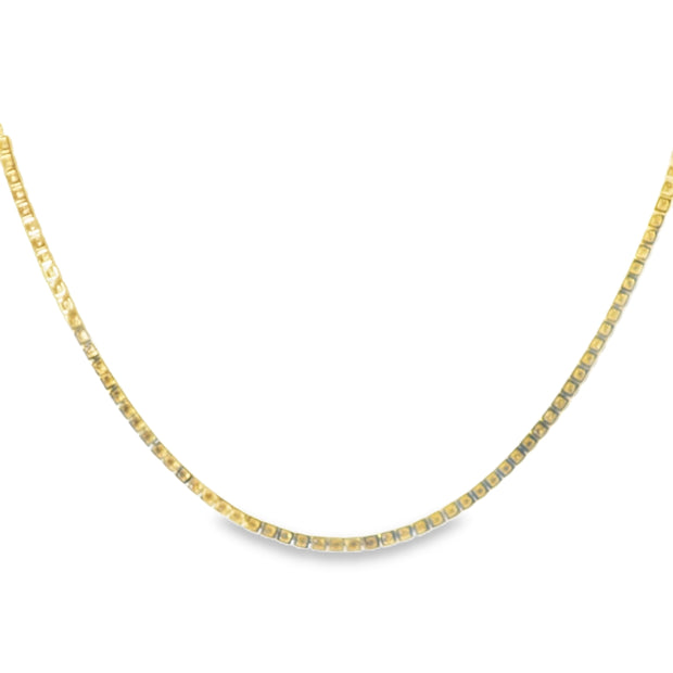 Diamond Cluster Bar Necklace