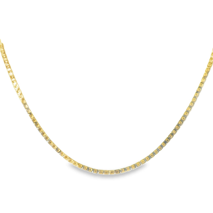 Diamond Cluster Bar Necklace
