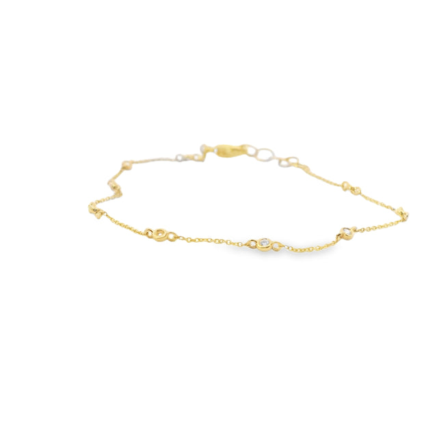 Dainty Diamond Station Bracelet