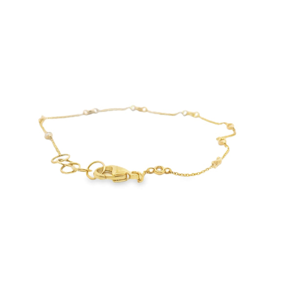 Dainty Diamond Station Bracelet