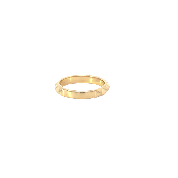 Yellow Modern Electrum Diamond Ring
