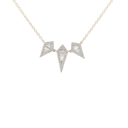 Yellow Gold Diamond Statement Necklace
