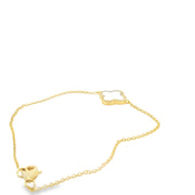 Mother of Pearl Clover Bracelet