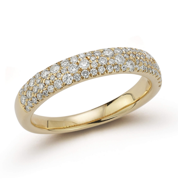 Diamond Scatter Pave  Ring