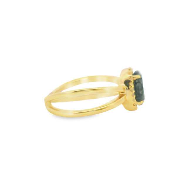 Moss Agate Ring