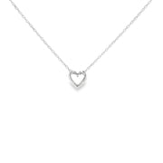 Petite Diamond Heart Pendant