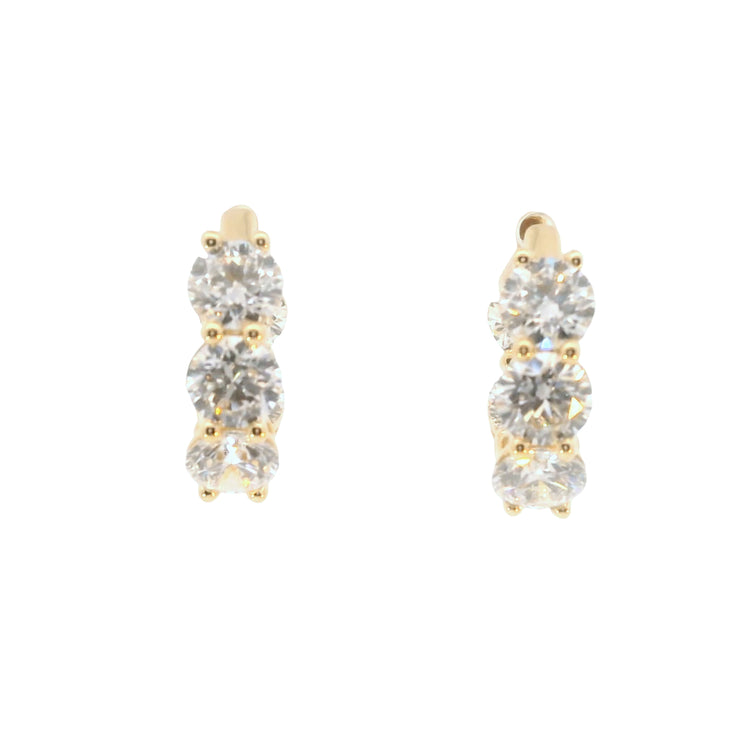 5 Carat Lab Grown Diamonds Huggies