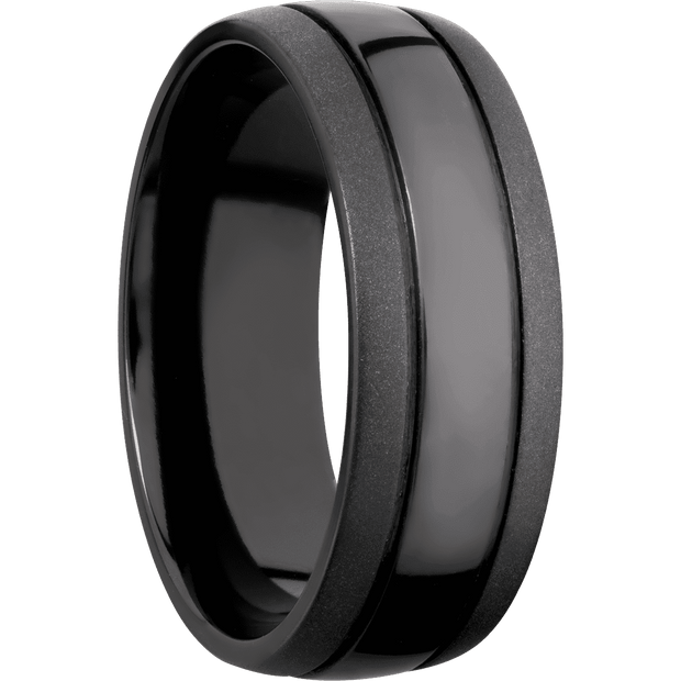 Zirconium + Polish , Bead Finish