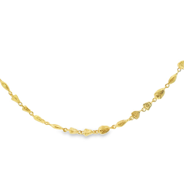 Vermeil Nugget Choker Necklace