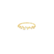 Yellow Gold Diamond Confetti Band