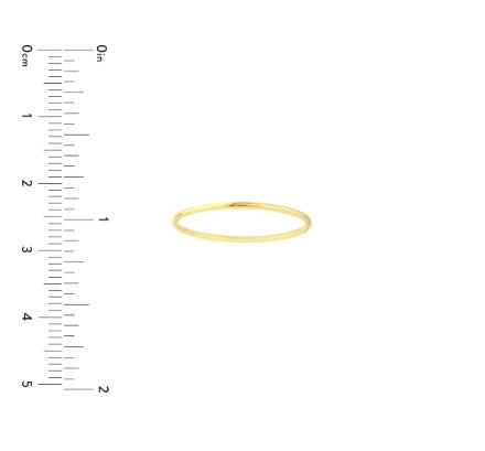 14 Karat 1mm Wire Ring
