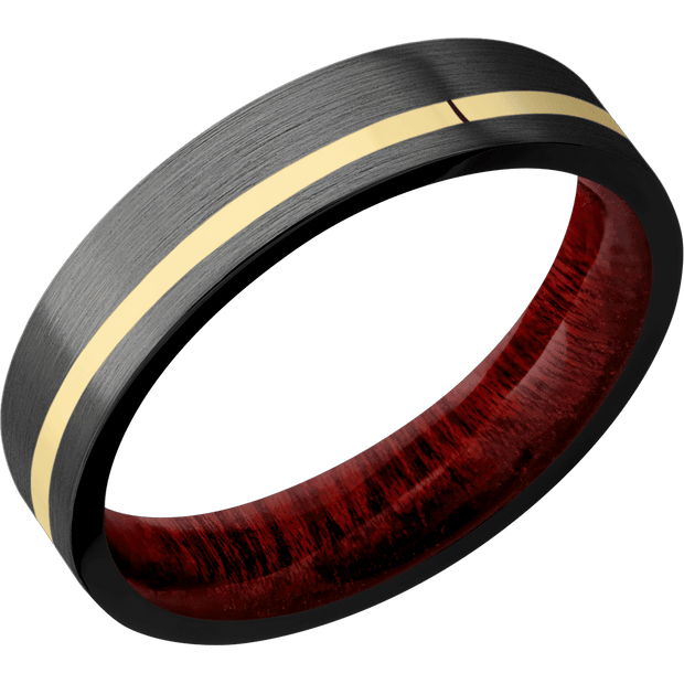 Zirconium + Satin , Satin Finish + Blood Wood