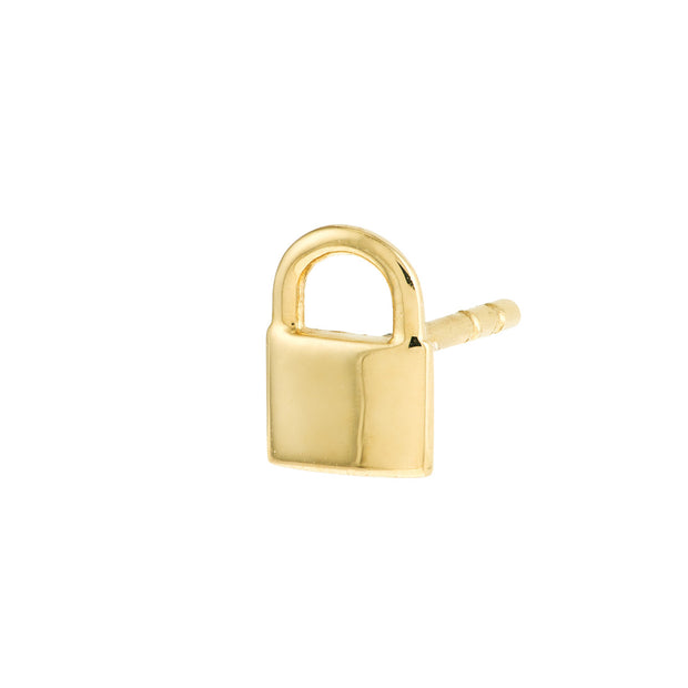 Mini Padlock Earrings