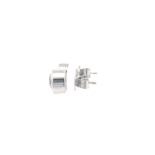 2Ct Lab Grown Bezel Set Diamond Studs