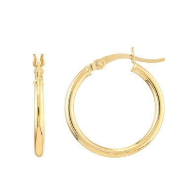 14 Karat Hoops