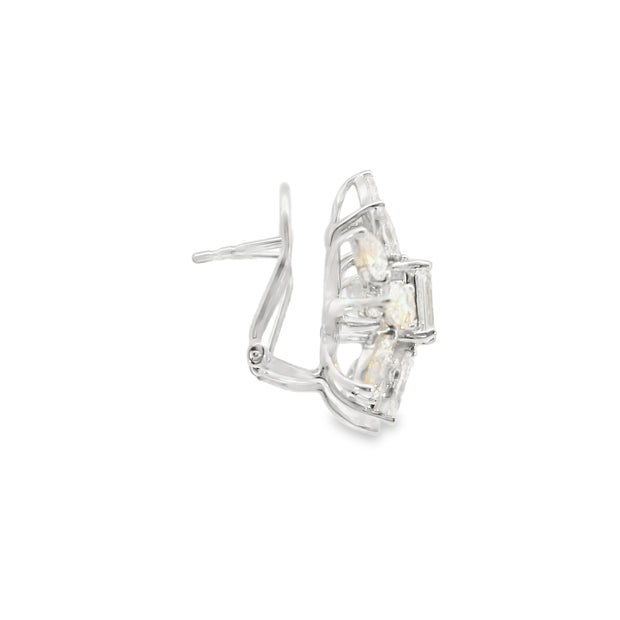 Diamond Cluster Earrings