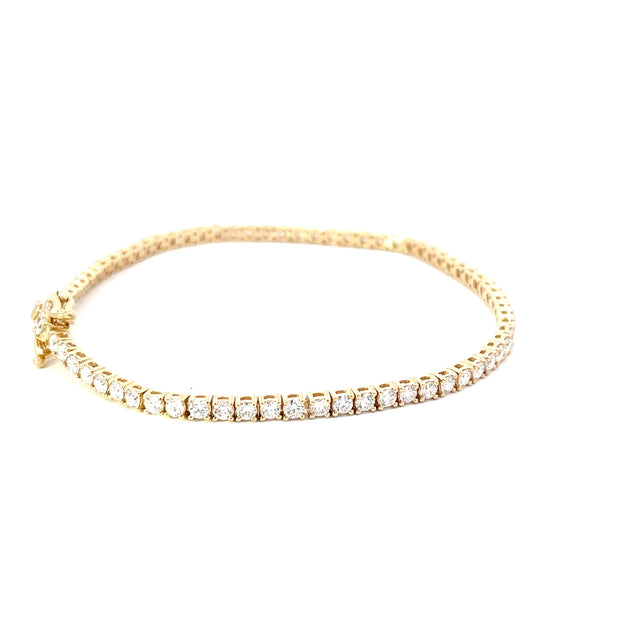 3 CT Lab Grown Diamond Tennis Bracelet