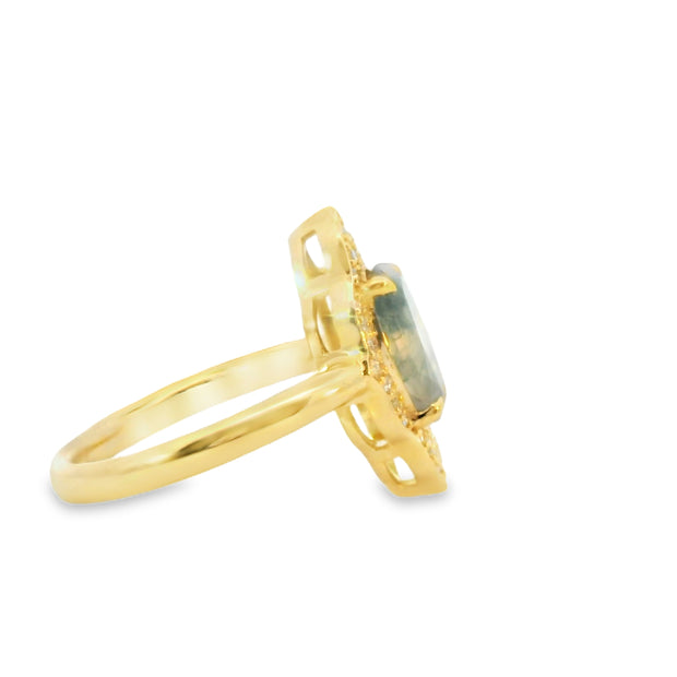 Moss Agate Ring