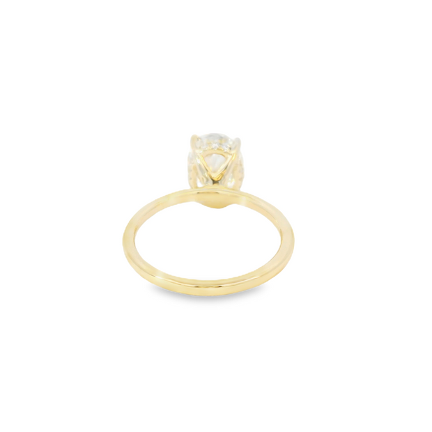 Yellow Gold Lab Grown Engagement Ring