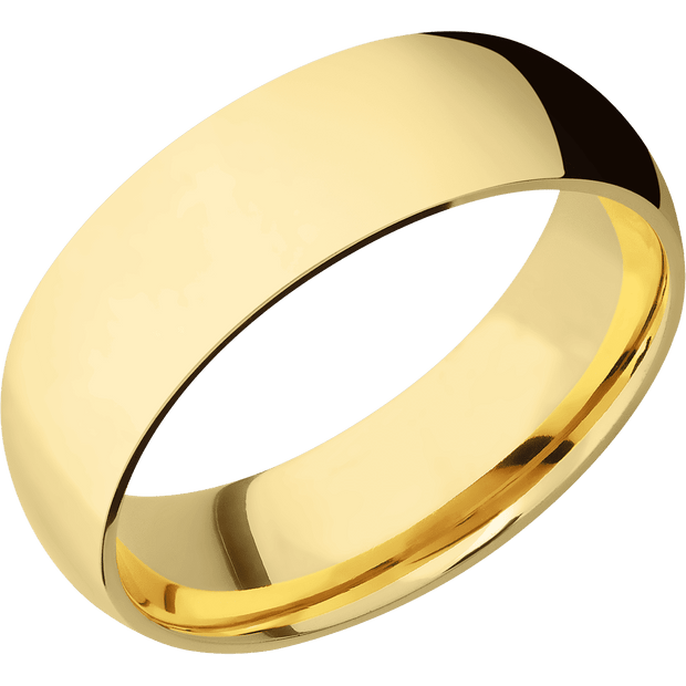 22K Yellow Gold + Polish Finish