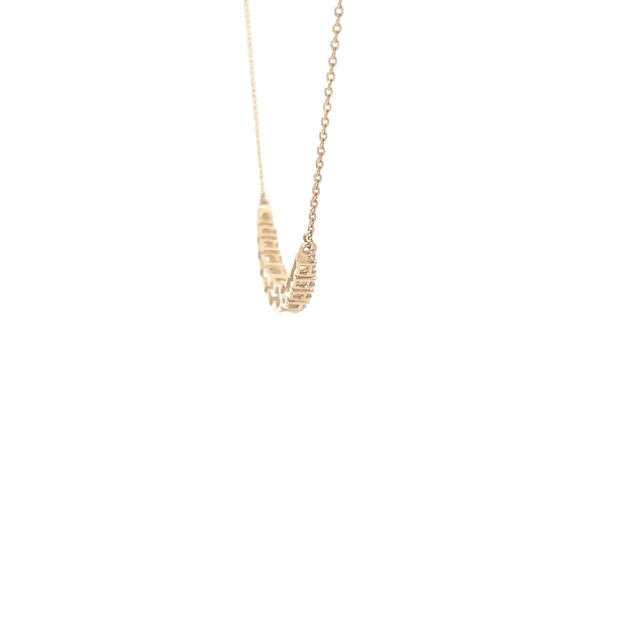 Graduating Diamond Pendant Necklace