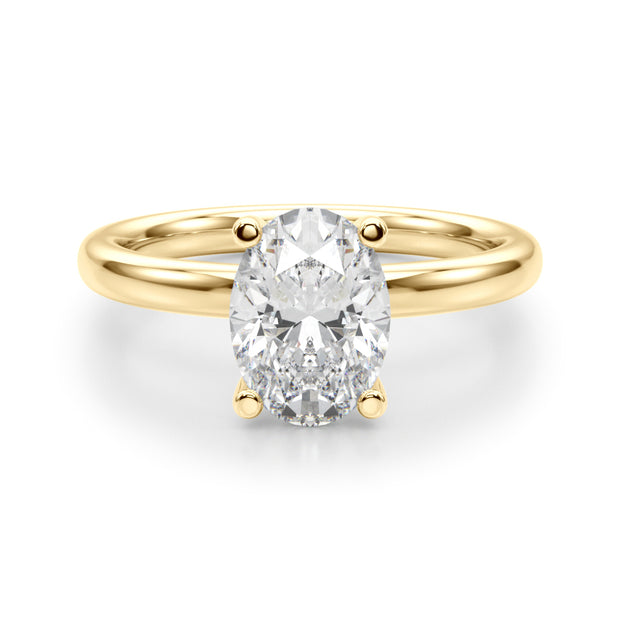 2 Carat Lab Grown Solitaire Engagement Ring