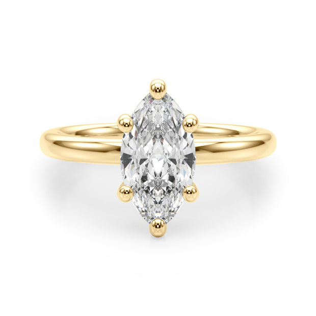 2 Carat Lab Grown Solitaire Engagement Ring