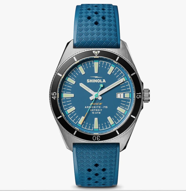 Shinola Duck 40 mm Blue