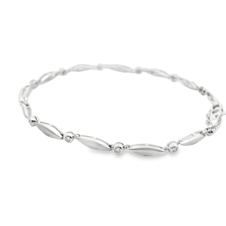 Diamond Marquise Link Bracelet