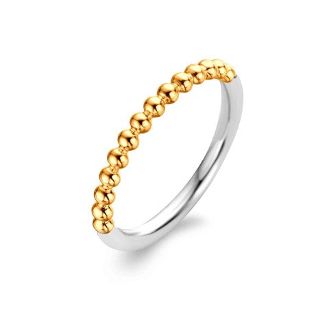 Two Toned Stackablke Ring