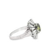 Alexandrite and Diamond Ballerina Ring