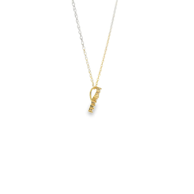 Petite Cross Diamond Pendant