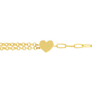 Heart Charm Bracelet