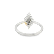 Salt and Pepper Diamond Ring