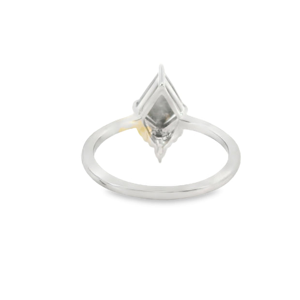 Salt and Pepper Diamond Ring
