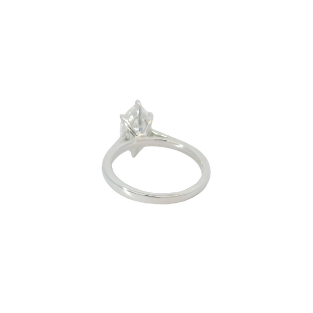 Lab Grown Marquise Engagement Ring