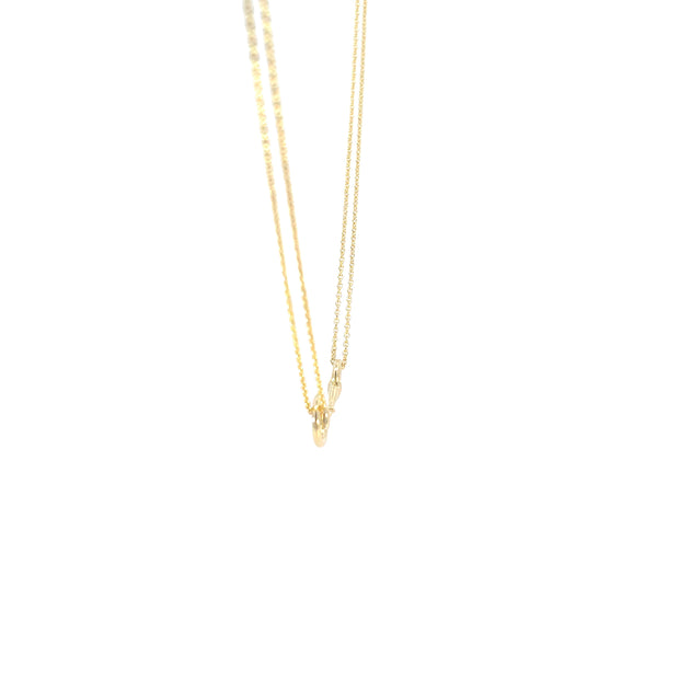 Yellow Gold Multi-Strand Horse Bite Necklace