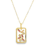 Geometric Scatter Pendant