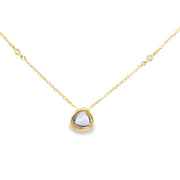 Tanzanite Bezel Pendant