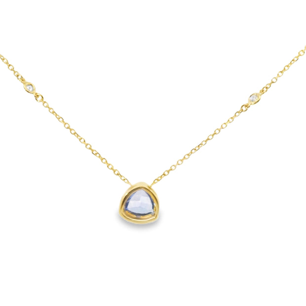 Tanzanite Bezel Pendant