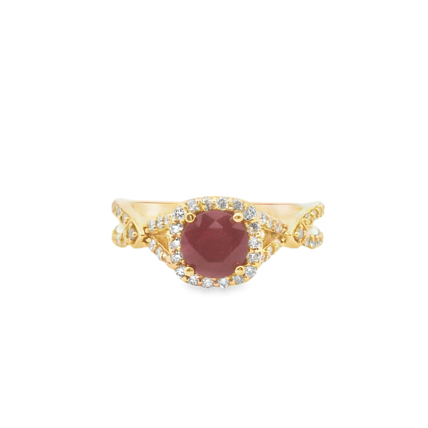 Ruby and Diamond Ring